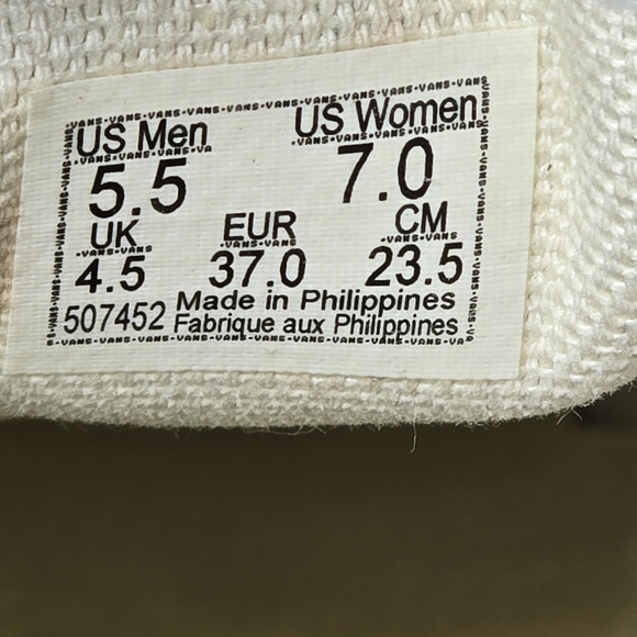 VANS Trippy Drip Skulls & Mushrooms Classic Slip-On Sneakers Women’s 7 - Picture 7 of 7